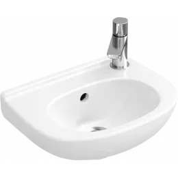 Villeroy & Boch O.novo Раковина компактная, 360 x 270 x 160 mm, Альпийский белый, с переливом 53603801