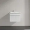 Villeroy & Boch Venticello Тумба под раковину, 1 выдвижной ящик, 553 x 420 x 502 mm, Glossy White / Glossy White A93202DH