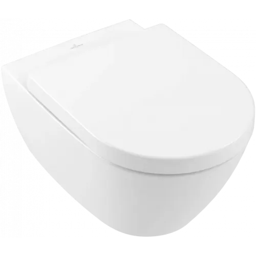Villeroy & Boch Subway 2.0 Унитаз с открытым смывным краем, настенный, Альпийский белый CeramicPlus 5614R0R1