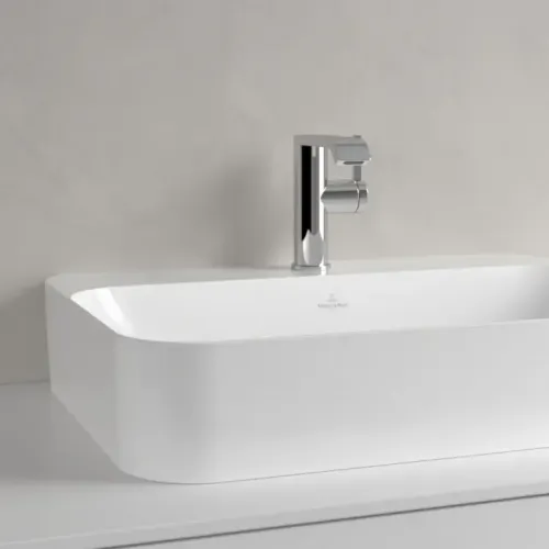 Villeroy & Boch Finion Раковина для установки на столешницу, 600 x 445 x 115 mm, Альпийский белый CeramicPlus, без перелива 414261R1