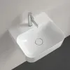 Villeroy & Boch Finion Раковина компактная, 430 x 390 x 140 mm, Альпийский белый CeramicPlus, со скрытым переливом 436444R1