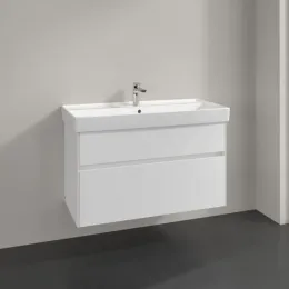 Villeroy & Boch Collaro Тумба под раковину, 2 выдвижных ящика, 954 x 546 x 444 mm, Glossy White C01100DH