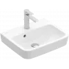 Villeroy & Boch O.novo Раковина компактная, 500 x 370 x 160 mm, Альпийский белый, с переливом 43445201