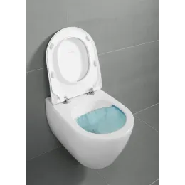 Villeroy & Boch Subway 2.0 Унитаз с открытым смывным краем, настенный, Альпийский белый CeramicPlus 5614R0R1