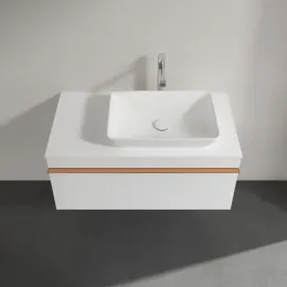 Villeroy & Boch Venticello Тумба под раковину, 1 выдвижной ящик, 957 x 436 x 502 mm, Glossy White / Glossy White A94805DH