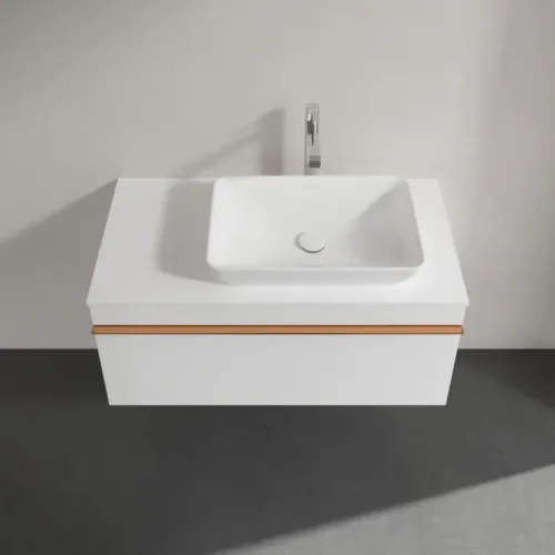 Villeroy & Boch Venticello Тумба под раковину, 1 выдвижной ящик, 957 x 436 x 502 mm, Glossy White / Glossy White A94805DH