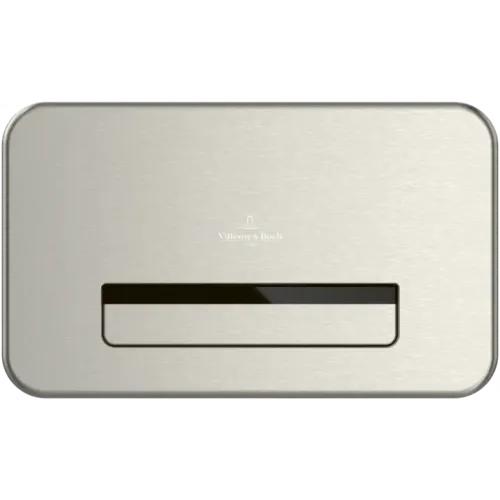 Villeroy & Boch ViConnect Системы ИНСТАЛЛЯЦИИ Kлавиша смыва viconnect 200M ProActive+, Смыв с 2 объемами, Stainless steel 922311LC