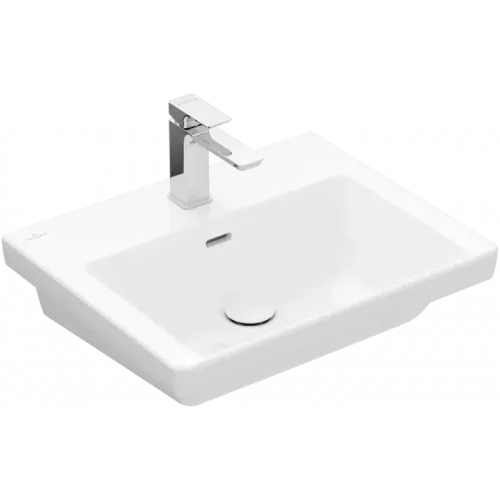 Villeroy & Boch Subway 3.0 Pаковина, 550 x 440 x 165 mm, Альпийский белый, с переливом 4A705501