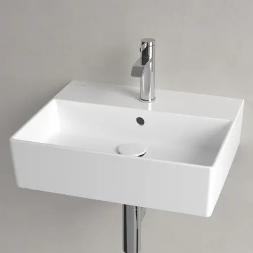 Villeroy & Boch Memento 2.0 Pаковина, 500 x 420 x 140 mm, Stone White CeramicPlus, с переливом 4A2250RW