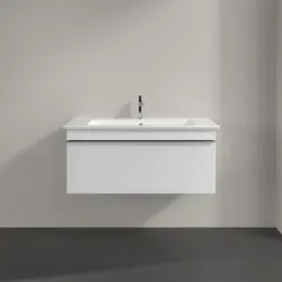 Villeroy & Boch Venticello Тумба под раковину, 1 выдвижной ящик, 953 x 420 x 502 mm, Glossy White / Glossy White A93501DH