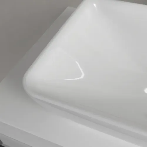 Villeroy & Boch Venticello Надстраиваемый полуутопленный умывальник, 555 x 360 x 110 mm, Альпийский белый, с переливом 41135501