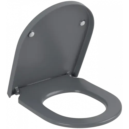 Villeroy & Boch Subway 3.0 Сиденье с крышкой для унитаза, с функцией автоматического опускания (SoftClosing), со снимаемым сиденьем (QuickRelease), Graphite 8M42S1i4