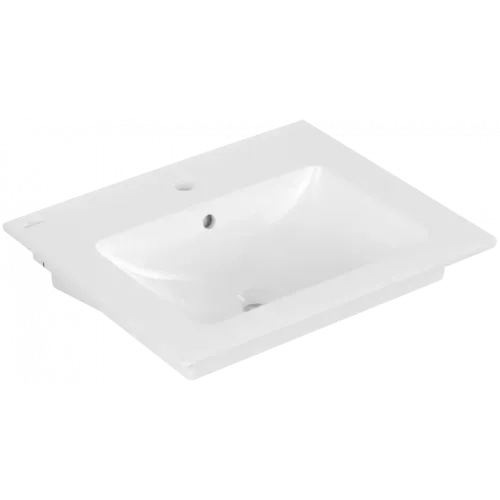 Villeroy & Boch Venticello Pаковина, 600 x 500 x 165 mm, Альпийский белый, с переливом, шлифованный 4124G601