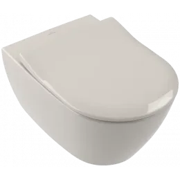 Villeroy & Boch Subway 2.0 Сиденье с крышкой для унитаза SlimSeat, с функцией автоматического опускания (SoftClosing), со снимаемым сиденьем (QuickRelease), Pergamon 9M78S1R3