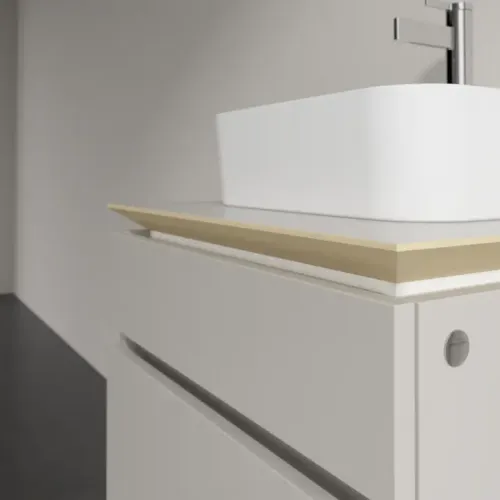 Villeroy & Boch Legato Тумба под раковину, 2 выдвижных ящика, 600 x 550 x 500 mm, Soft Grey / Soft Grey B73200VK