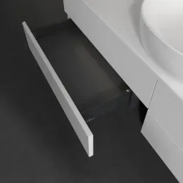 Villeroy & Boch Antao Тумба под раковину, с подсветкой, 4 выдвижных ящика, 1600 x 360 x 500 mm, лицевая поверхность без текстурированной отделки, Glossy White Lacquer / Glossy White Lacquer L25010GF