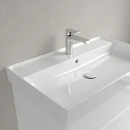 Villeroy & Boch Collaro Pаковина для установки на тумбу, 800 x 465 x 160 mm, Альпийский белый CeramicPlus, с переливом 4A3380R1