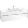 Villeroy & Boch Collaro Тумба под раковину, 4 выдвижных ящика, 1600 x 548 x 500 mm, White Matt / White Matt C02500MS