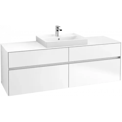 Villeroy & Boch Collaro Тумба под раковину, 4 выдвижных ящика, 1600 x 548 x 500 mm, White Matt / White Matt C02500MS