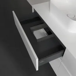 Villeroy & Boch Collaro Тумба под раковину, 4 выдвижных ящика, 1400 x 548 x 500 mm, Glossy White / Glossy White C10300DH