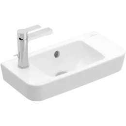 Villeroy & Boch O.novo Раковина компактная, 500 x 250 x 145 mm, Альпийский белый, с переливом 4342R501