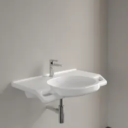 Villeroy & Boch ViCare Pаковина ViCare, 810 x 560 x 185 mm, Альпийский белый, без перелива 41208101