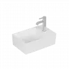 Villeroy & Boch Memento 2.0 Раковина компактная, 400 x 260 x 111 mm, Альпийский белый CeramicPlus, без перелива, шлифованный 43234GR1