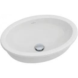 Villeroy & Boch Loop & Friends Встраиваемая раковина, 570 x 410 x 215 mm, Альпийский белый, с переливом, нешлифованный 61552001