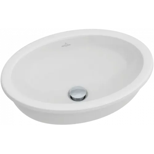 Villeroy & Boch Loop & Friends Встраиваемая раковина, 570 x 410 x 215 mm, Альпийский белый, с переливом, нешлифованный 61552001