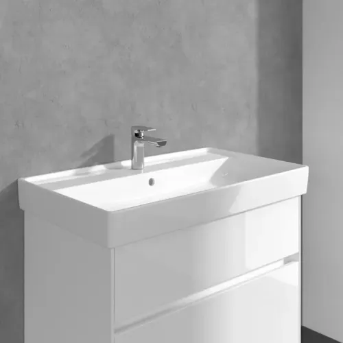 Villeroy & Boch Liberty Смеситель для раковины однорычажный с комплектом слива со стяжкой, Хром TVW10700100061