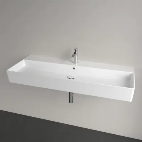Villeroy & Boch Memento 2.0 Pаковина, 1200 x 470 x 150 mm, Альпийский белый, с переливом, шлифованный 4A22CL01