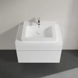 Villeroy & Boch Legato Тумба под раковину, 2 выдвижных ящика, 800 x 550 x 500 mm, Glossy White / Glossy White B67900DH