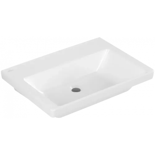 Villeroy & Boch Subway 3.0 Pаковина, 650 x 470 x 165 mm, Альпийский белый, без перелива 4A706801