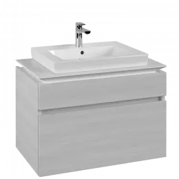 Villeroy & Boch Legato Тумба под раковину, 2 выдвижных ящика, 800 x 550 x 500 mm, White Wood / White Wood B67900E8