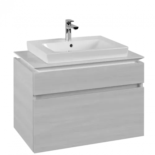 Villeroy & Boch Legato Тумба под раковину, 2 выдвижных ящика, 800 x 550 x 500 mm, White Wood / White Wood B67900E8