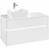 Villeroy & Boch Collaro Тумба под раковину, с подсветкой, 2 выдвижных ящика, 1000 x 548 x 500 mm, Glossy White / Glossy White C039B0DH