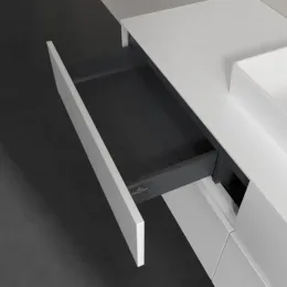 Villeroy & Boch Collaro Тумба под раковину, с подсветкой, 4 выдвижных ящика, 1400 x 548 x 500 mm, Glossy White / Glossy White C073B0DH