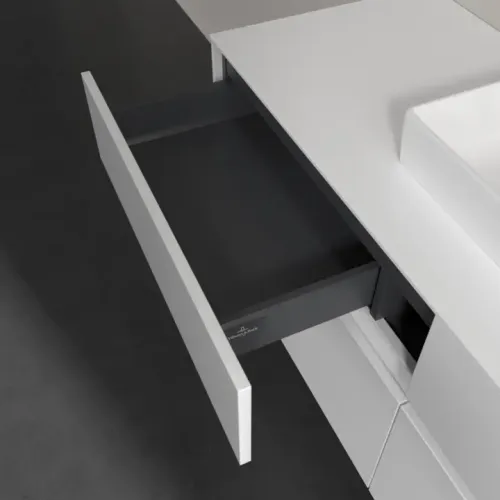 Villeroy & Boch Collaro Тумба под раковину, с подсветкой, 4 выдвижных ящика, 1400 x 548 x 500 mm, Glossy White / Glossy White C073B0DH