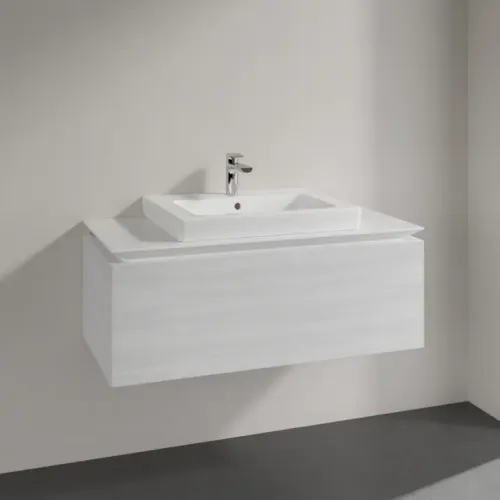Villeroy & Boch Legato Тумба под раковину, 1 выдвижной ящик, 1000 x 380 x 500 mm, White Wood / White Wood B68000E8