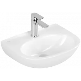 Villeroy & Boch O.novo Раковина компактная, 450 x 360 x 160 mm, Альпийский белый, без перелива 43404601