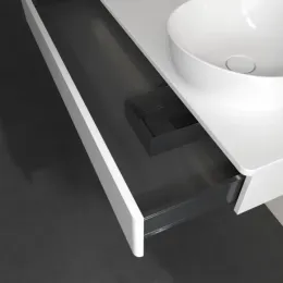 Villeroy & Boch Antao Тумба под раковину, с подсветкой, 1 выдвижной ящик, 1200 x 190 x 500 mm, лицевая поверхность без текстурированной отделки, Glossy White Lacquer / Glossy White Lacquer L12010GF