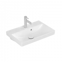 Villeroy & Boch Avento Раковина компактная, 550 x 370 x 180 mm, Альпийский белый, с переливом 4A005501