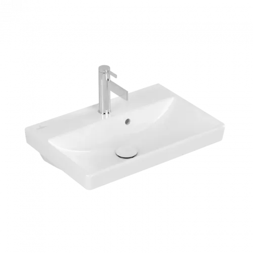 Villeroy & Boch Avento Раковина компактная, 550 x 370 x 180 mm, Альпийский белый, с переливом 4A005501