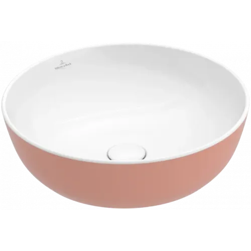 Villeroy & Boch Artis Раковина для установки на столешницу, 430 x 430 x 130 mm, Powder (паудер), без перелива, нешлифованный, 417943BCT0
