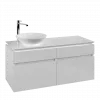 Villeroy & Boch Legato Тумба под раковину, 4 выдвижных ящика, 1200 x 550 x 500 mm, Glossy White / Glossy White B58000DH