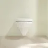 Villeroy & Boch O.novo Унитаз с открытым смывным краем Compact, настенный, Альпийский белый 5688R001