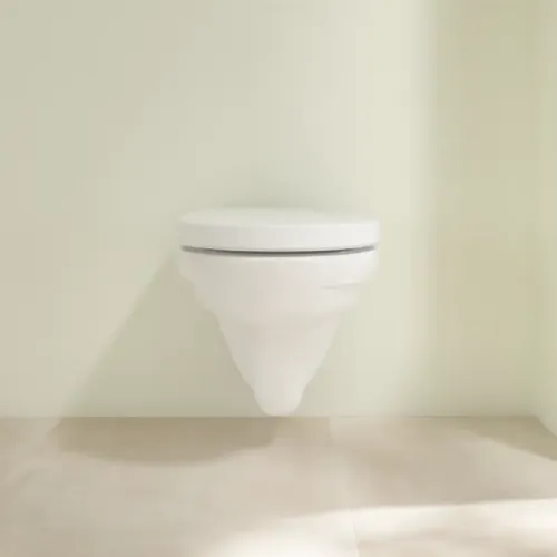 Villeroy & Boch O.novo Унитаз с открытым смывным краем Compact, настенный, Альпийский белый 5688R001