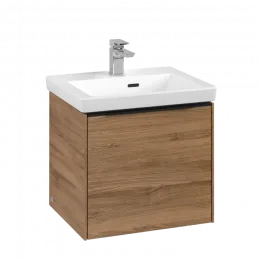 Villeroy & Boch Subway 3.0 Тумба под раковину, 1 выдвижной ящик, 473 x 429 x 408 mm, Oak Kansas C58001RH