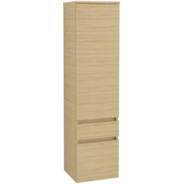 Villeroy & Boch Legato Шкаф-пенал, 1 выдвижной ящик, 1 выдвижной ящик, 1 дверь, 400 x 1550 x 350 mm, Nordic Oak / Nordic Oak B72901VJ
