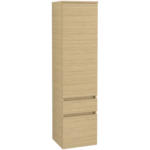 Villeroy & Boch Legato Шкаф-пенал, 1 выдвижной ящик, 1 выдвижной ящик, 1 дверь, 400 x 1550 x 350 mm, Nordic Oak / Nordic Oak B72901VJ